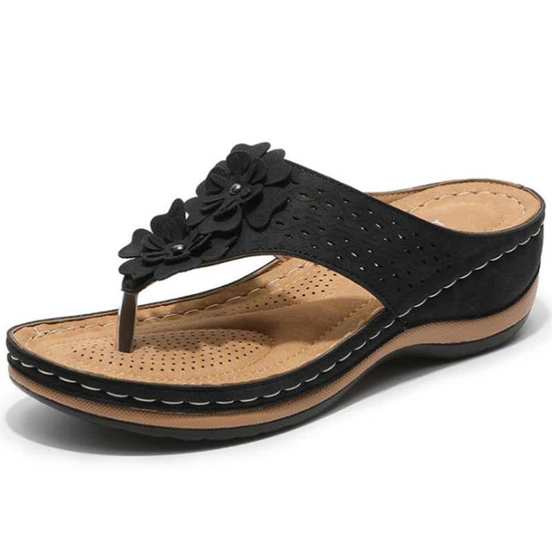 Floral Orthopedic Sandals