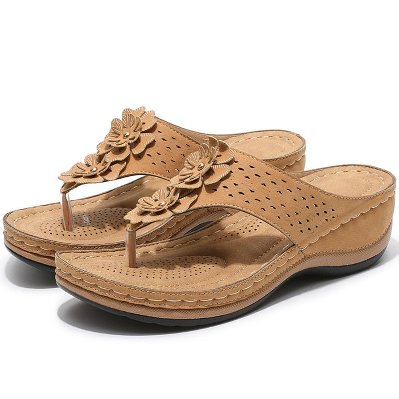 Floral Orthopedic Sandals